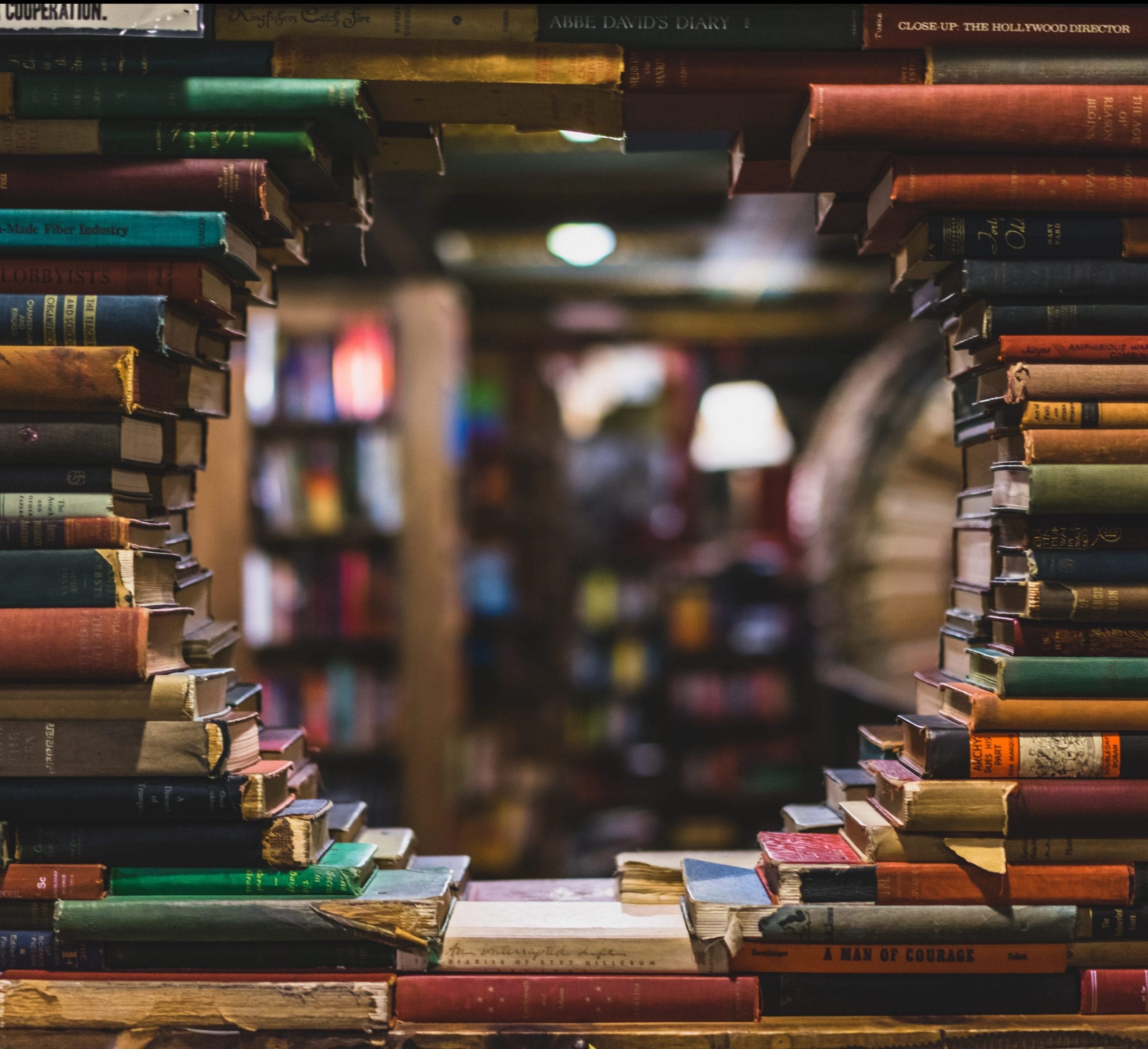 books in the library